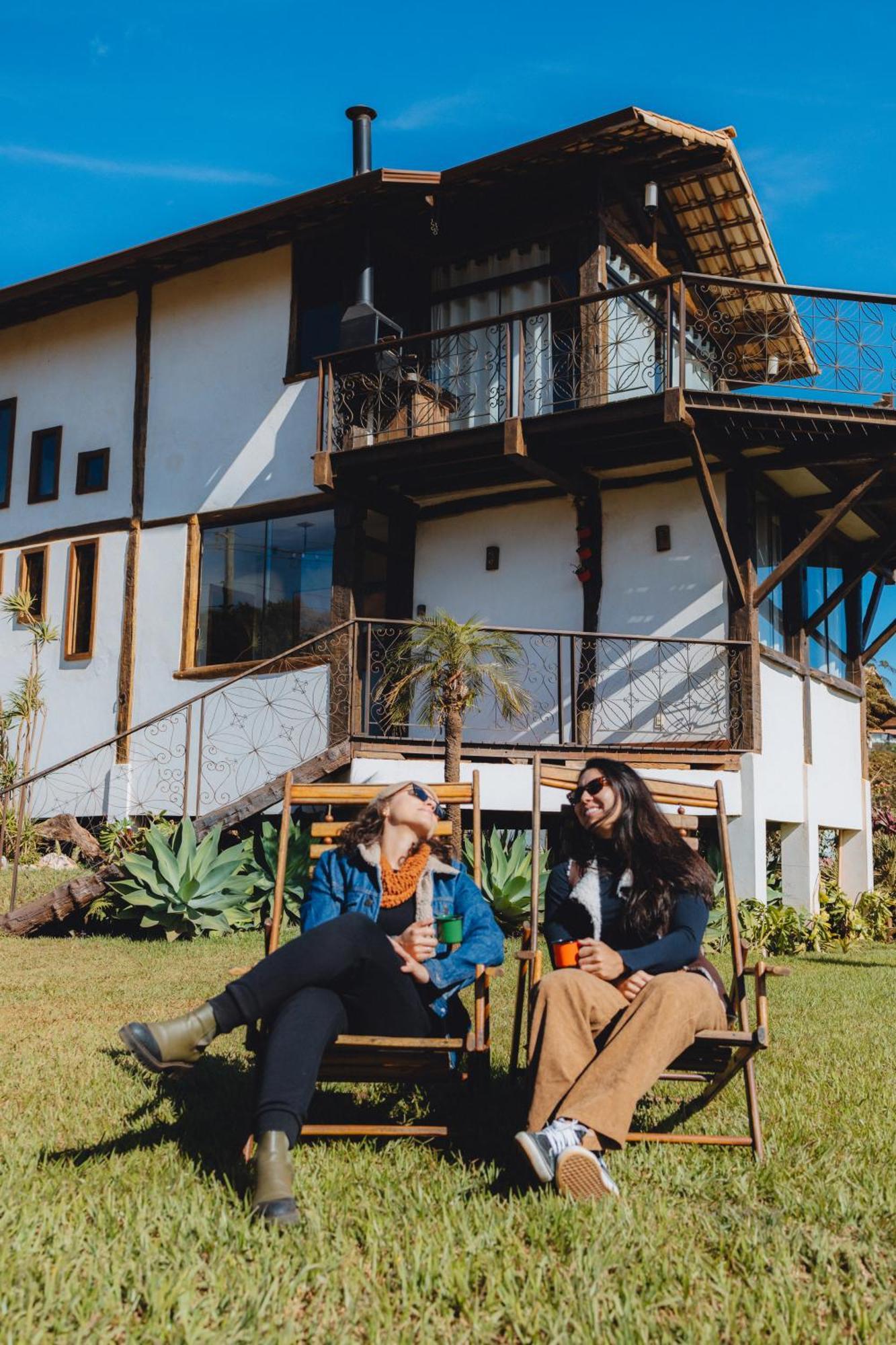 Casa Brauna - Lapinha Da Serra Santana Do Riacho Exteriör bild